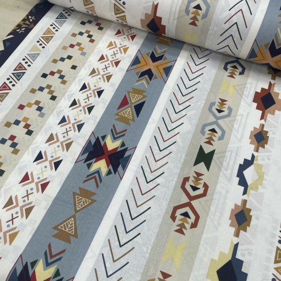 Wella Home Kilim Desen Maldiv Poplin Kumaş